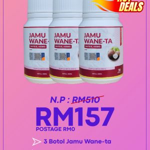 3 Botol Jamu Wane-ta