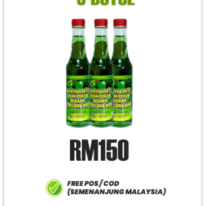 3 Botol Minyak Bidara Pak Long Man