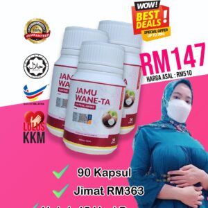 JAMU WANE-TA 3 BOTOL – RM147 (New)